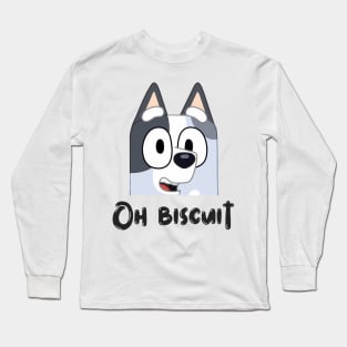 Bluey MUffin Oh Biscuit Long Sleeve T-Shirt